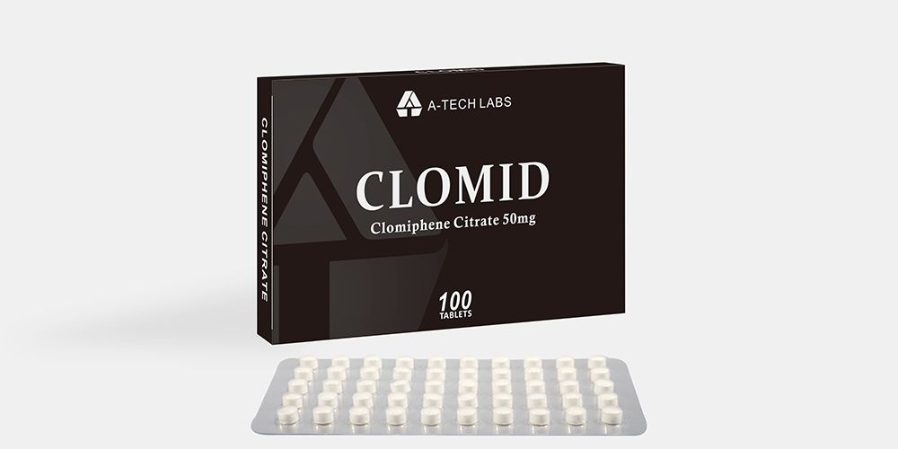 CLOMID Clomid – 50mg - 100 Tabs – A Tech Labs
