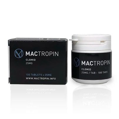 Clomid-mactropinshop_com Clomid - Mactropin - 25mg - 100 Tabs