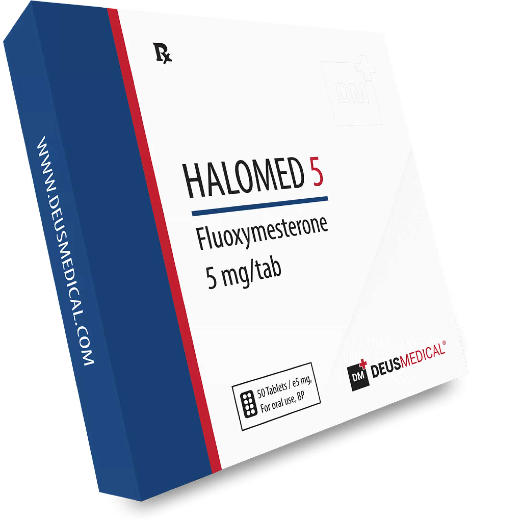 HALOMED5DP-2000x2000 Halotestin – Deus Medical – 5mg - 50 Tabs