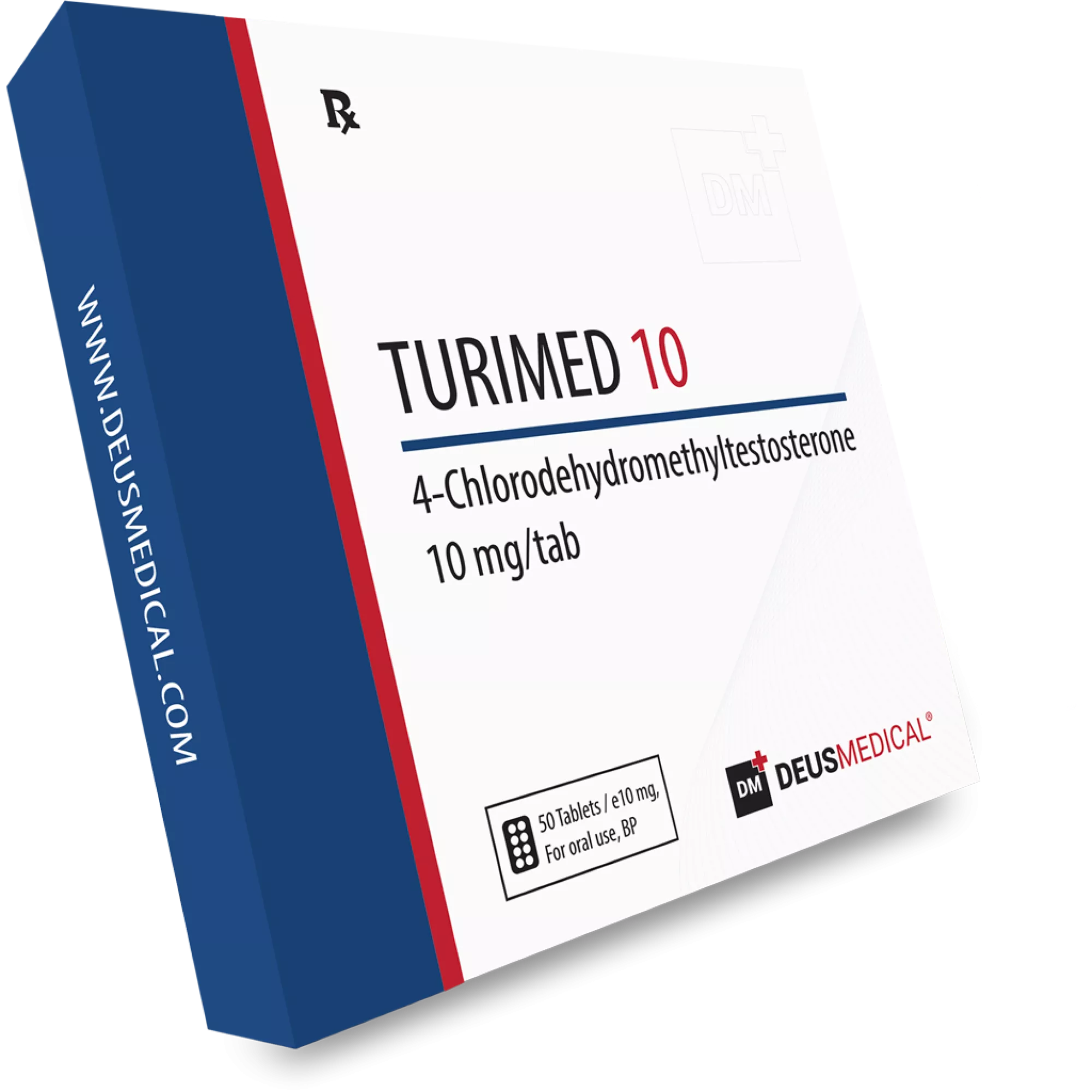 TURIMED10DP-2000x2000 Turinabol – Deus Medical – 10mg - 50 Tabs