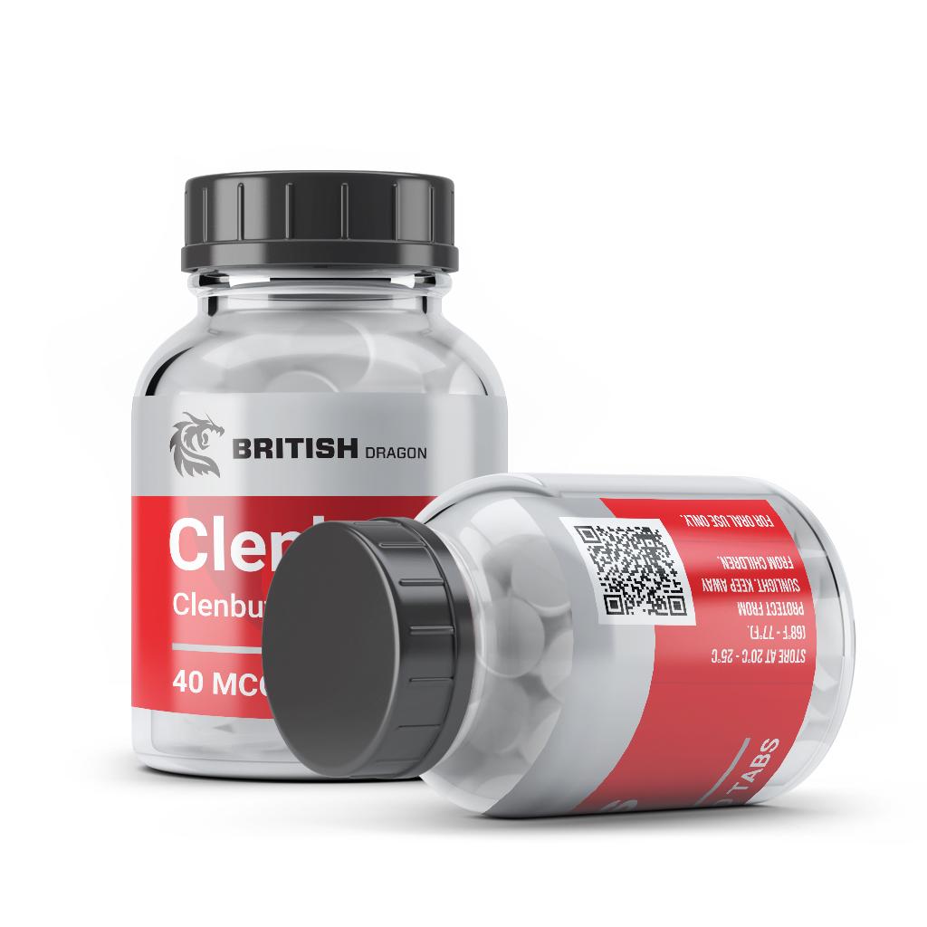 clenbuterol-tablets Clenbuterol - British Dragon - 40mcg - 100 Tabs