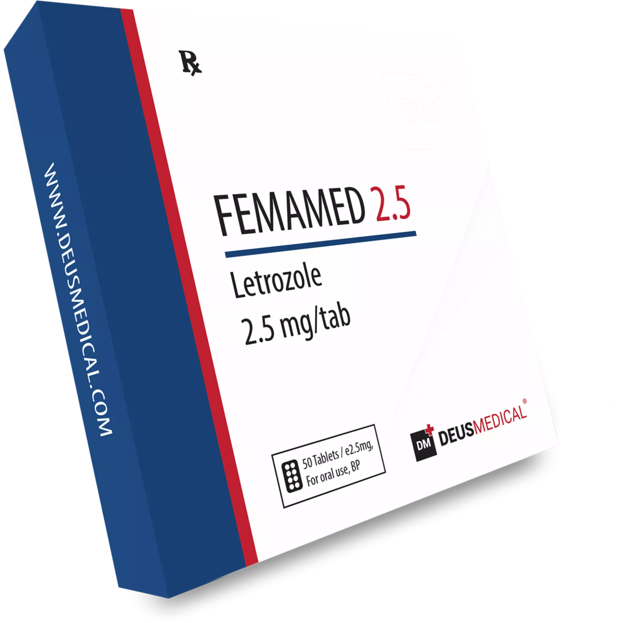 femamed_2_5DP-2000x2000 Letrozole – Deus Medical – 2.5mg - 50 Tabs