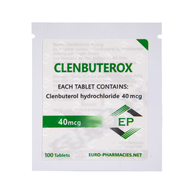 b-clenbuterox-153 Clenbuterol – Euro Pharma – 40mcg - 100 Tabs