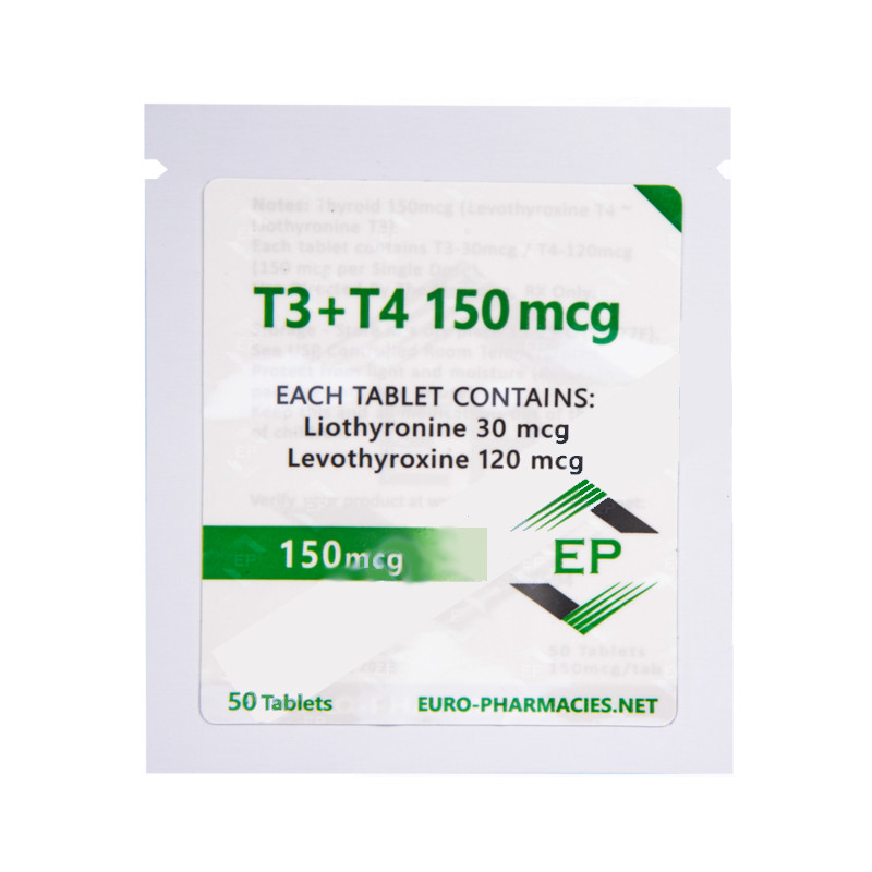 b-t3-t4-153 T3 + T4 – Euro Pharma – 150mcg - 50 Tabs